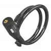 Hama 00178137 velosipēda troses slēdzene Melna 650 mm