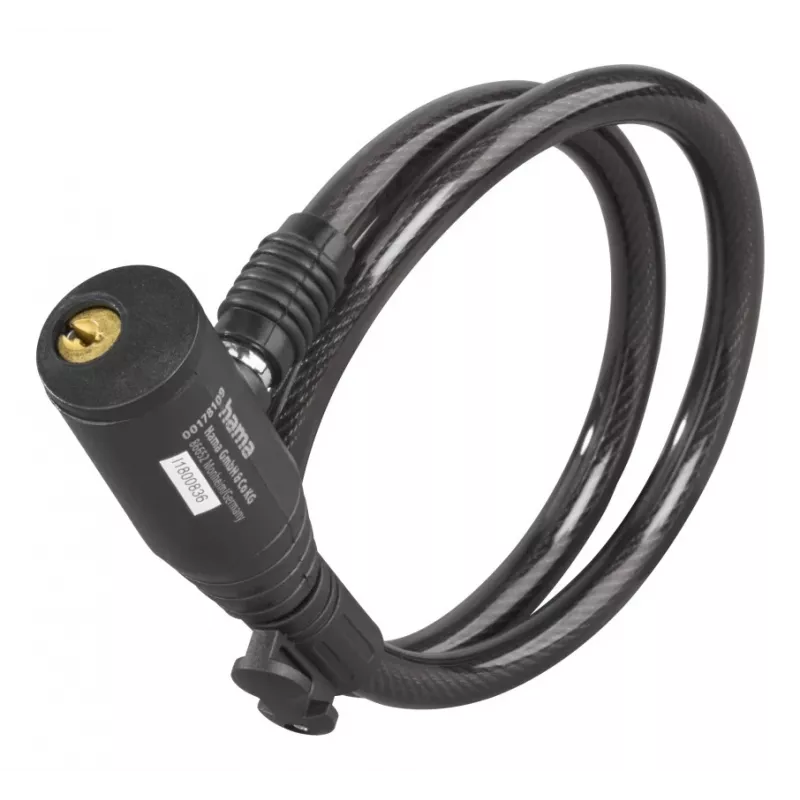 Hama 00178137 velosipēda troses slēdzene Melna 650 mm
