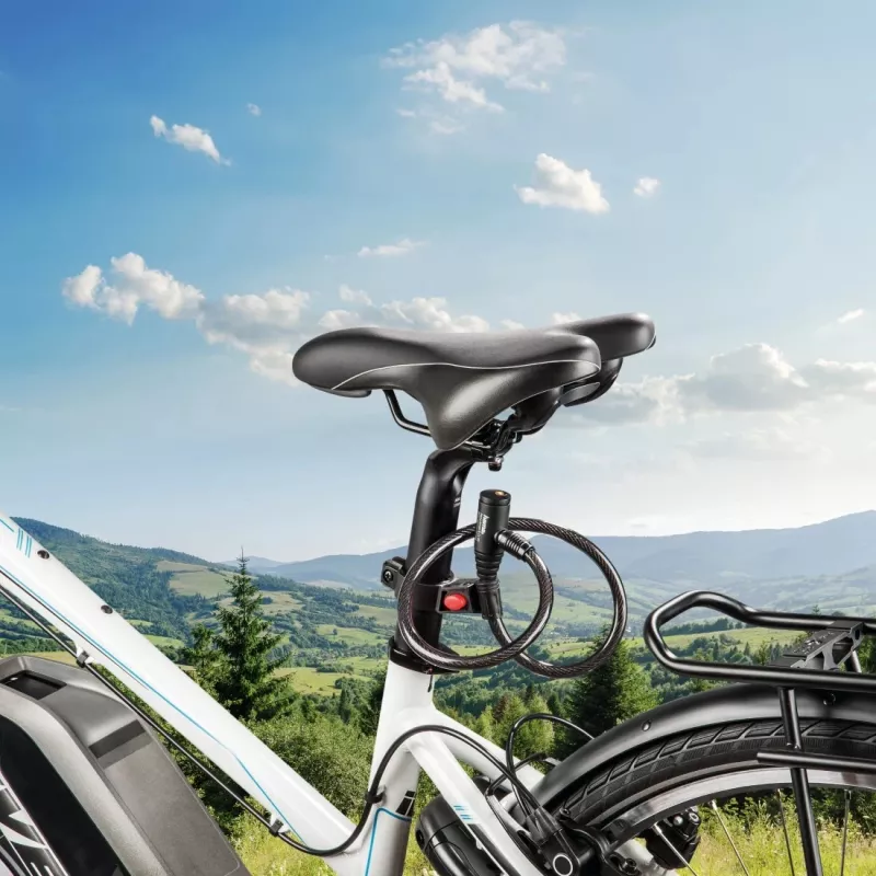 Hama 00178137 velosipēda troses slēdzene Melna 650 mm