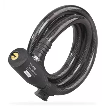 Hama 00178136 velosipēda slēdzene Melna 1200 mm Kabeļslēdzene