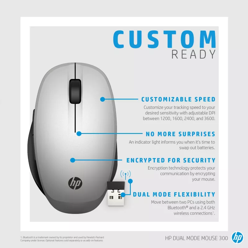 Pele HP Dual Mode RF Wireless Bluetooth