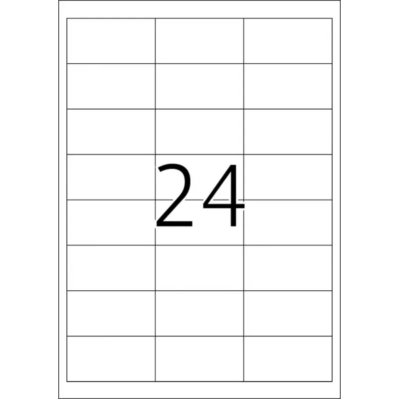 Pašlīmējošās printera uzlīmes HERMA Labels Premium A4 66x33,8 mm