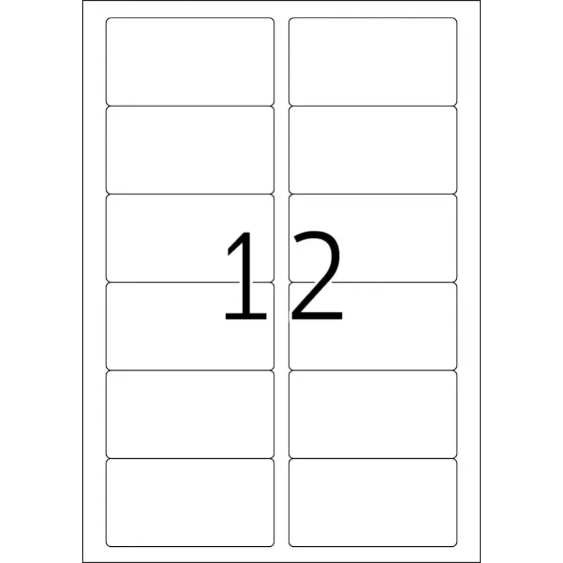 Adrešu uzlīmes Premium HERMA A4 88.9x46.6 mm 1200 gab.