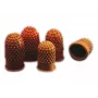 Rexel Thimblettes Velos 0. izmērs - 18mm Ø Oranžs Kaste/10
