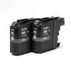 Brother LC123BK 2-pack, melna pigmenta tinte, 600 lpp., 2 iepakojums