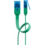 Goobay CAT 6A plakanais tīkla kabelis U/UTP 1m Zaļš RJ-45