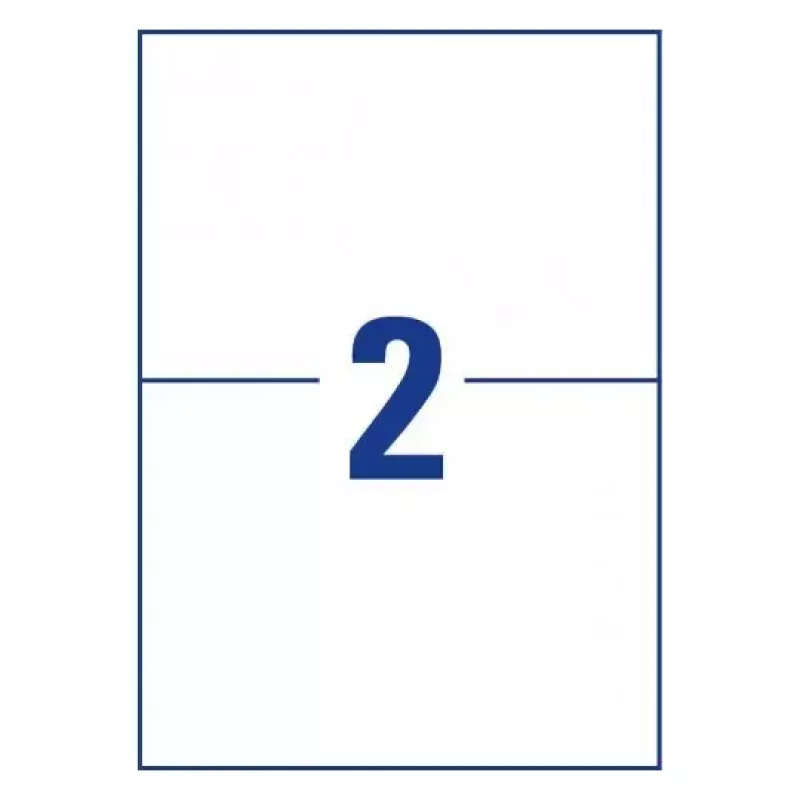 Avery Zweckform 6176 uzlīmju lapas 210 × 148 mm, 50 loksnes