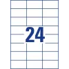 Pašlīmējošās etiķetes Avery Zweckform 6173 Taisnstūrveida Pastāvīgās Baltas — 720 gab.