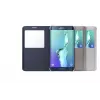 Samsung EF-CG928 S-View Flip vāciņš Galaxy S6 edge+ Melns, Zils
