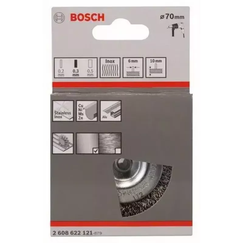 Stiepļu ritenis Bosch 2 608 622 121 7 cm diametrs 6 mm kāts