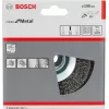 Pulēšanas birste Bosch Clean for Metal Tapered Crimped Wire, 100 mm