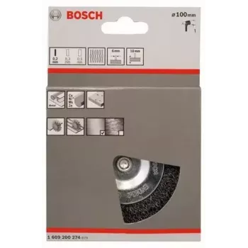 Stiepļu ritenis Bosch 1 609 200 274 10 cm Kāta diametrs 6 mm