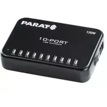 Lādētājs Parat Paraproject MC10 Iekštelpu 10 USB Porti Melns