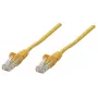 Intellinet tīkla lēciena kabelis, Cat6A, 0,25 m, dzeltens, varš, S/FTP, LSOH/LSZH, RJ45, apzeltīti kontakti, bez aizķeršanās, ar aizsargvāciņu, mūža garantija