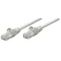 Intellinet tīkla vads, Cat5e, 0.25m, Pelēks, CCA, U/UTP, PVC, RJ45, apzeltīti kontakti, aizsargvāciņš, ar sprūda aizsardzību, mūža garantija