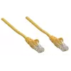 Intellinet Cat6 tīkla vads, 15m, dzeltens, varš, U/UTP, PVC, RJ45, zeltīti kontakti, aizsargāts, ar boot, mūža garantija