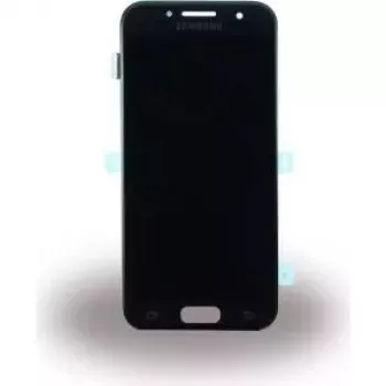 Displeja komplekts Samsung Galaxy A3 2017 OEM GH97-19732A — melns nomaiņas ekrāns