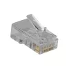 ACT RJ45 (8P/8C) modulārais savienotājs plakanajam kabelim TD108, 25 gab.