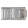 ACT RJ45 (8P/8C) modulārais savienotājs plakanajam kabelim TD108, 25 gab.