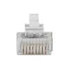 ACT RJ45 (8P/8C) ekranēts modulārais savienotājs apaļajam kabelim ar dzīslām