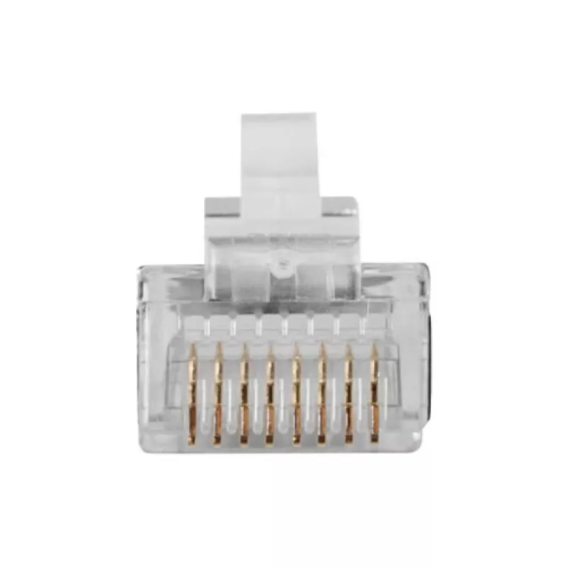 ACT RJ45 (8P/8C) ekranēts modulārais savienotājs apaļajam kabelim ar dzīslām