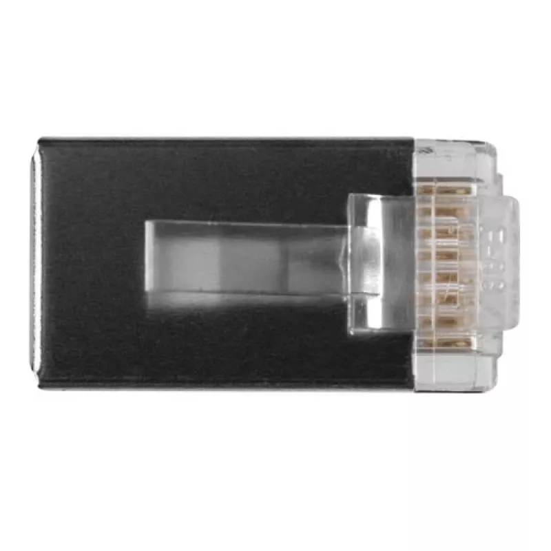 ACT RJ45 (8P/8C) ekranēts modulārais savienotājs apaļajam kabelim ar dzīslām