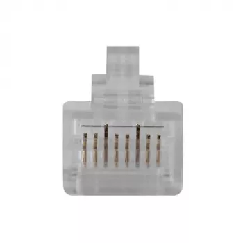 ACT RJ45 (8P/8C) CAT6 modulārais savienotājs apaļajam kabelim ar cietiem vai dzīslu vadītājiem