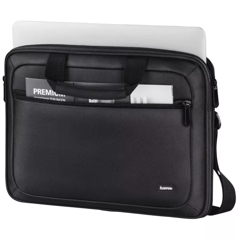 Hama 00101771 portatīvā datora soma 33,8 cm (13,3 collu) portfelis Melna