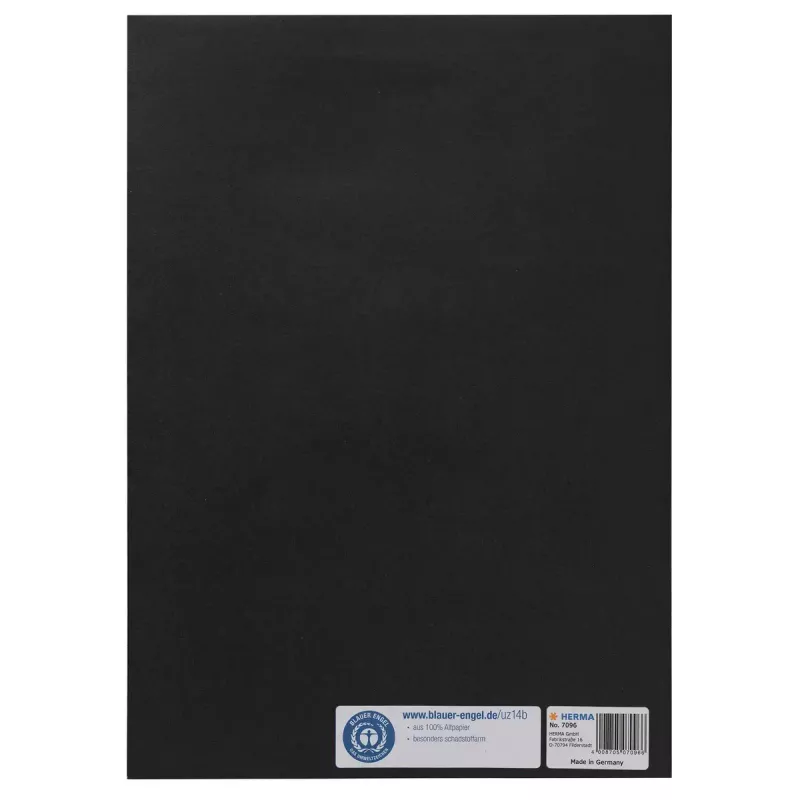 Žurnālu/grāmatu vāks HERMA 7096 Melns