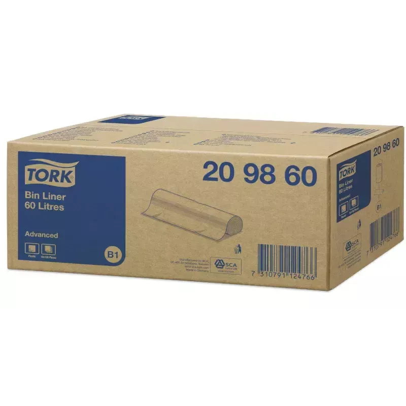 Atkritumu maiss Tork 209860 60 L zaļš