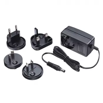 Lindy 5VDC 2.6A Daudzvalstu Barošanas Avots, 5.5/2.1mm, Iekštelpu, Maiņstrāva, Melns