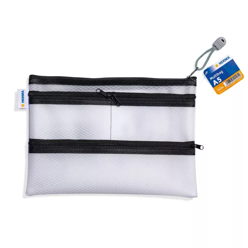 HERMA Multibag 20295 EVA balta kosmētikas soma 190x260 mm