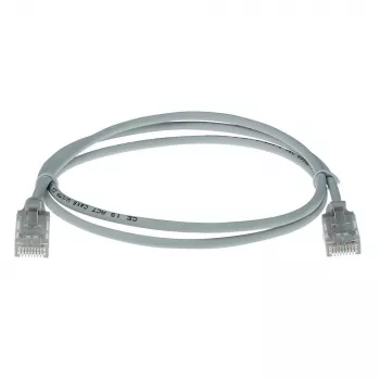 ACT Grey 10m LSZH U/UTP CAT6 plānā datu centra savienojuma kabelis ar RJ45 savienotājiem