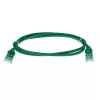 ACT Green 7 m LSZH U/UTP CAT6 datacenter slimline patch kabelis ar snagless RJ45 savienotājiem