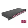 DeLOCK optisko šķiedru savienojuma kaste 67005 Melna Metāls 482x220x44mm