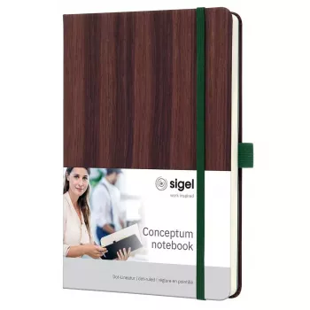 Pierakstu klade Sigel CO673 A5 194 lapas Brūna