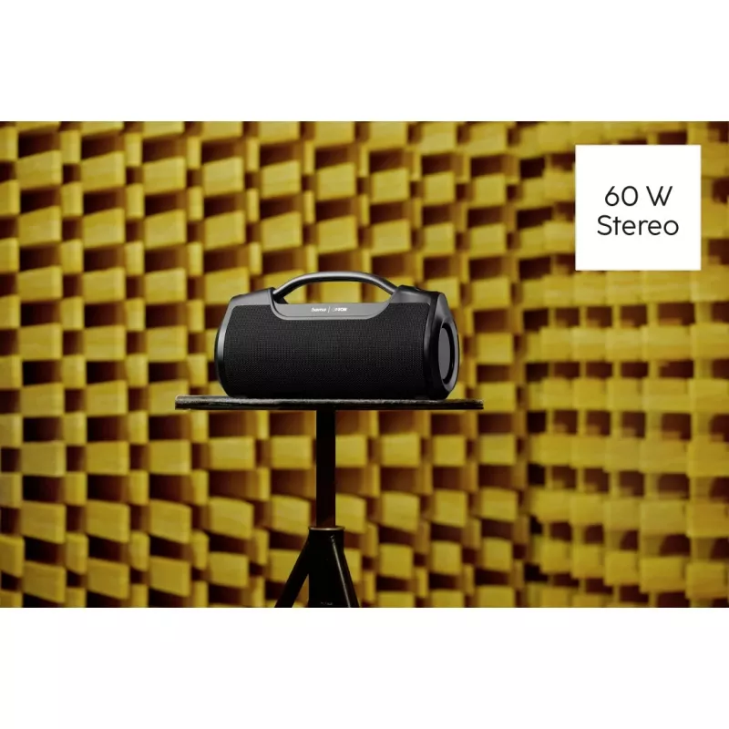 Hama Mate Pro stereo portatīvais skaļrunis melns 60 W