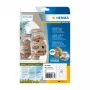 Pašlīmējošā etiķete HERMA 10763 Brūna 360 gab. Elipse 63,5x42,3 mm