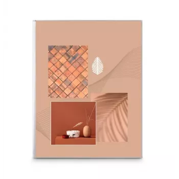 Fotoalbums Hama Singo II Terracotta 40 lapas, cietie vāki