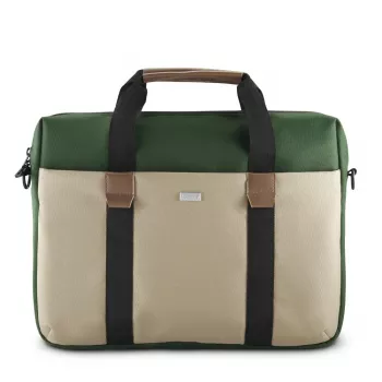 Hama Silvan 35.8 cm (14.1 collu) augšējās iekraušanas soma Bēša, Zaļa