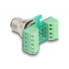 DeLOCK M12 pārejas moduļa adapteris 8 kontaktu A-kodēts vīrišķais uz 9 kontaktu spaiļu bloku