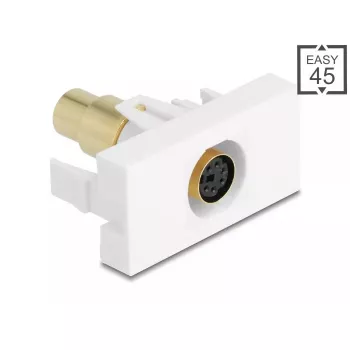 DeLOCK 90873 dzimuma mainītājs Mini-DIN 6 kontaktu balts