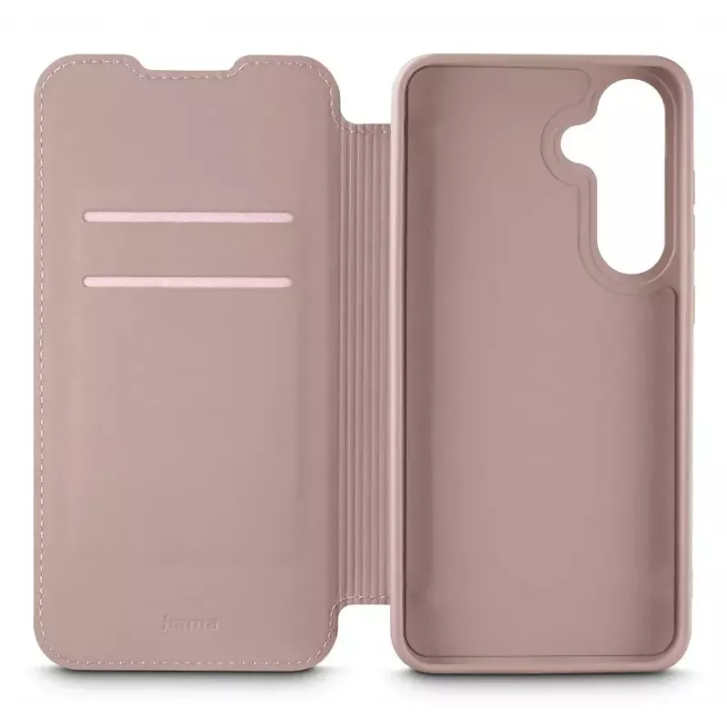 Folio maciņš Hama Fantastic Feel Samsung Galaxy A36 5G 17 cm 2 kabatiņas kartiņām Nude
