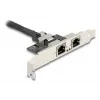 DeLOCK 95280 iekšējais RJ-45 adapteris Mini PCI Express 4 Gbit/s