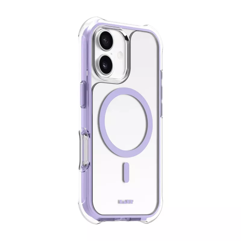LAUT L_IP25D_AP_PU AERO PROTECT vāciņš iPhone 17 Pro Max tālrunim, gaiši violets