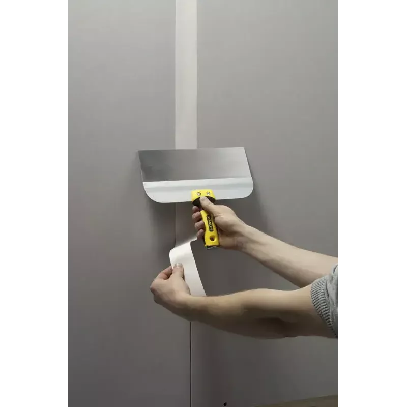 Špakteļlāpstiņa STANLEY Nerūsējošais tērauds THT0-05776, Asmens 30.5 cm, Garums 310 mm, Melns/Dzeltens rokturis