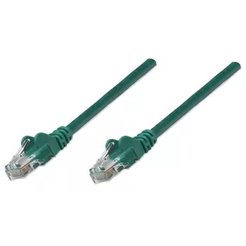 Intellinet tīkla vads, Cat5e, 20m, Zaļš, CCA, U/UTP, PVC, RJ45, Apzeltīti kontakti, Snagless, Booted, Mūža garantija