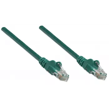 Intellinet tīkla vads, Cat5e, 20m, Zaļš, CCA, U/UTP, PVC, RJ45, Apzeltīti kontakti, Snagless, Booted, Mūža garantija