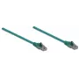 Intellinet tīkla vads, Cat6, 10m, Zaļš, CCA, U/UTP, PVC, RJ45, apzeltīti kontakti, Snagless, Booted, Mūža garantija