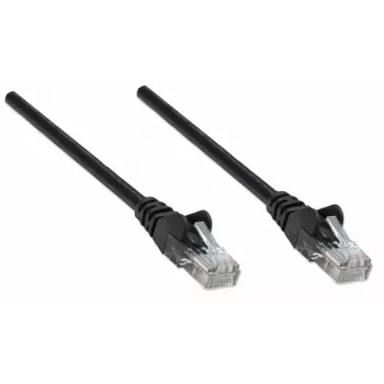 Intellinet tīkla vads Cat5e 15m melns CCA U/UTP PVC RJ45 zeltīti kontakti aizsargvāciņš